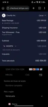 HH24YN coupon verification screenshot