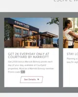 Courtyard coupon verification screenshot