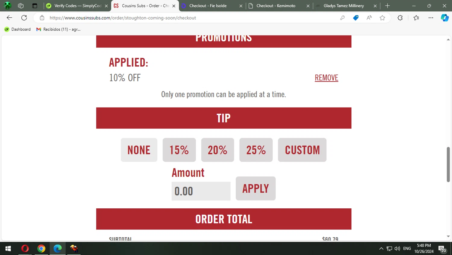 Cousins Subs Coupons - 10% Off | November 2024