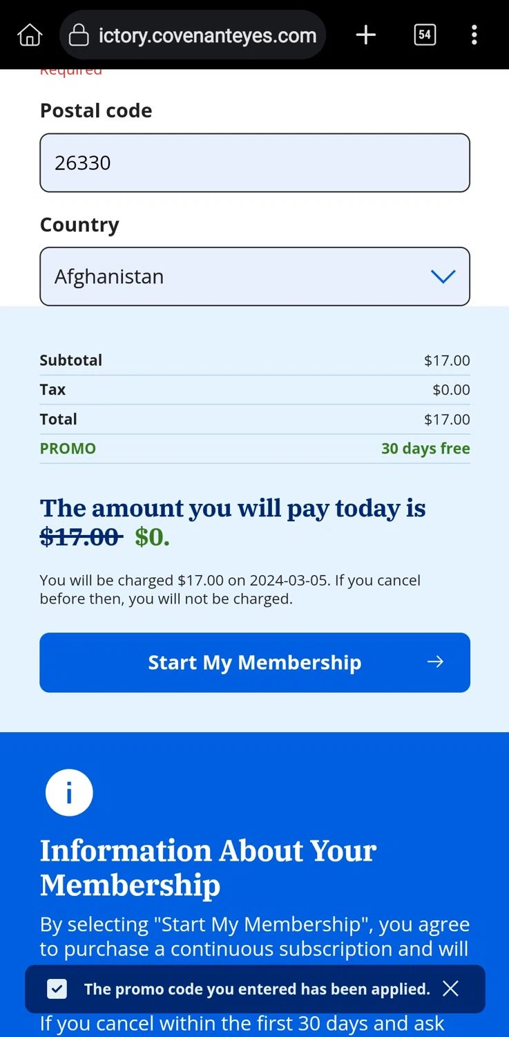 Covenant Eyes Promo Codes 30 Off September 2024