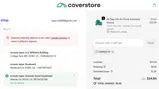 Coverstore coupon verification screenshot