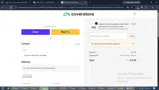 Coverstore coupon verification screenshot