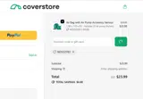 Coverstore coupon verification screenshot