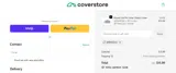 Coverstore coupon verification screenshot