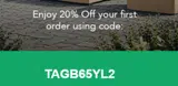 TAGB65YL2 coupon verification screenshot
