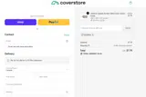 Coverstore coupon verification screenshot
