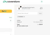 Coverstore coupon verification screenshot