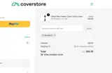 Coverstore coupon verification screenshot