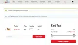 Cove Surf and Turf coupon verification screenshot