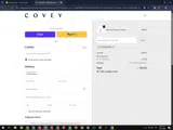 Covey coupon verification screenshot