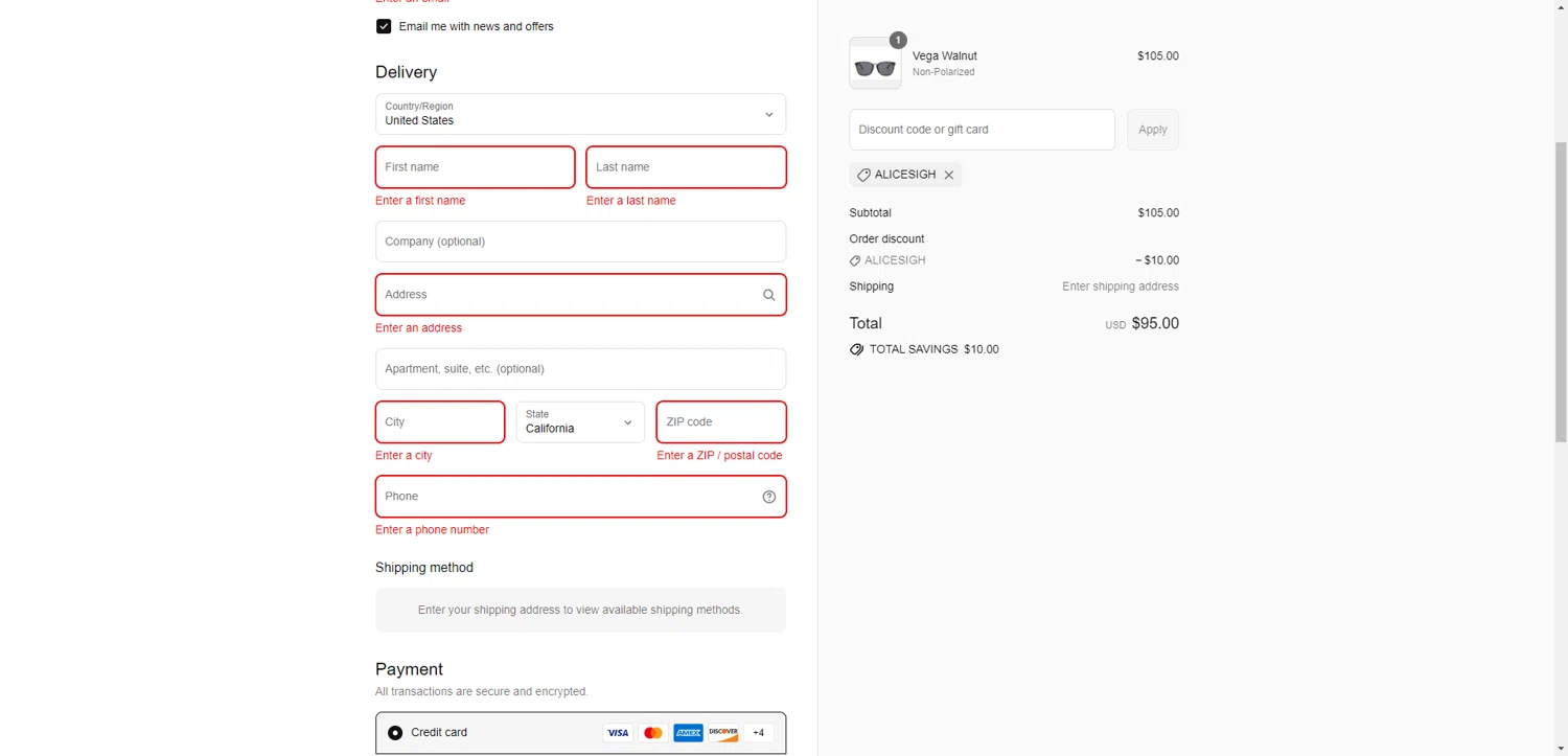 Covry discount code screenshot showing code ALICESIGH applied at Covry checkout page. Uploaded by SimplyCodes community member PromoSeeker7158 on Aug 29, 2025