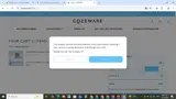 Cozeware coupon verification screenshot
