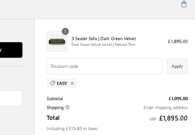 Cozmo checkout page showing Cozmo promo code box | Screenshot taken by SimplyCodes community member on Jun 11, 2024