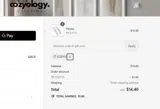 COZY10 coupon verification screenshot