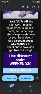 CPAPsupplies.com coupon verification screenshot