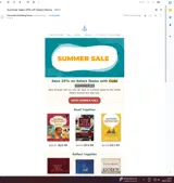 SUMMER25 coupon verification screenshot