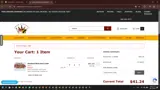 Crab Dynasty coupon verification screenshot