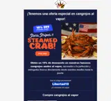 Crab Dynasty coupon verification screenshot