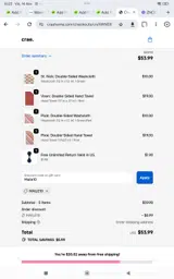 Maile10 coupon verification screenshot