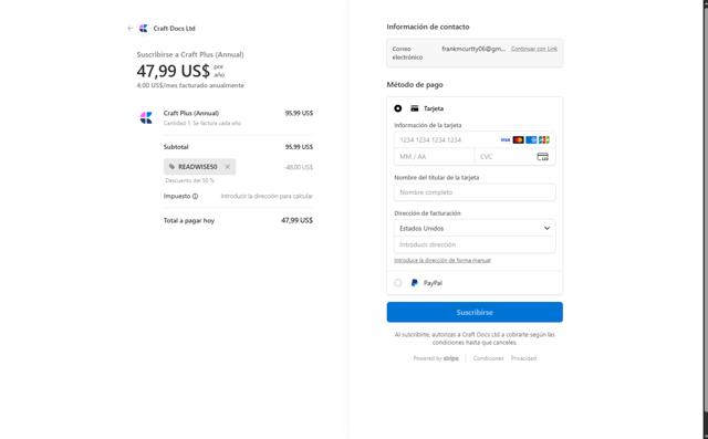 Craft checkout page showing Craft promo code box | Screenshot taken by SimplyCodes community member on Aug 30, 2025