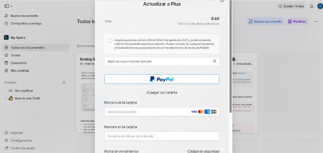 Craft checkout page showing Craft promo code box | Screenshot taken by SimplyCodes community member on Aug 3, 2025