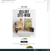 LUCK15 coupon verification screenshot