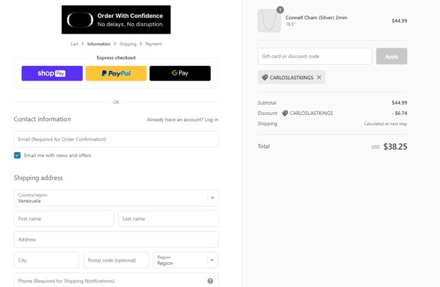 CRAFTD London checkout page showing CRAFTD London discount code box | Screenshot taken by SimplyCodes community member on Feb 18, 2023