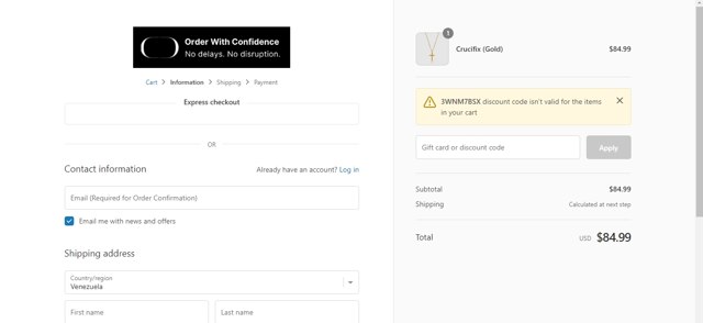CRAFTD London checkout page showing CRAFTD London discount code box | Screenshot taken by SimplyCodes community member on Mar 11, 2023