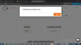 BLACK15 coupon verification screenshot