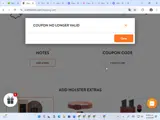 PATRICK25 coupon verification screenshot