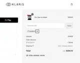 KLARIS10 coupon verification screenshot
