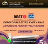 PRECISION coupon verification screenshot