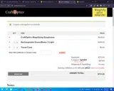LIGHT50 coupon verification screenshot