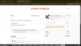 Craftoria coupon verification screenshot