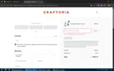 Craftoria coupon verification screenshot