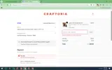 Craftoria coupon verification screenshot