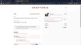 Craftoria coupon verification screenshot