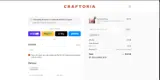 Craftoria coupon verification screenshot