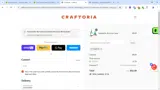 Craftoria coupon verification screenshot