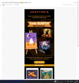 Craftoria coupon verification screenshot