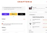 Craftoria coupon verification screenshot