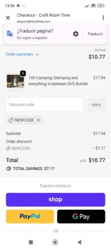 newcode coupon verification screenshot