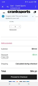 FALL24 coupon verification screenshot
