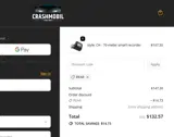 Crash Mobil coupon verification screenshot