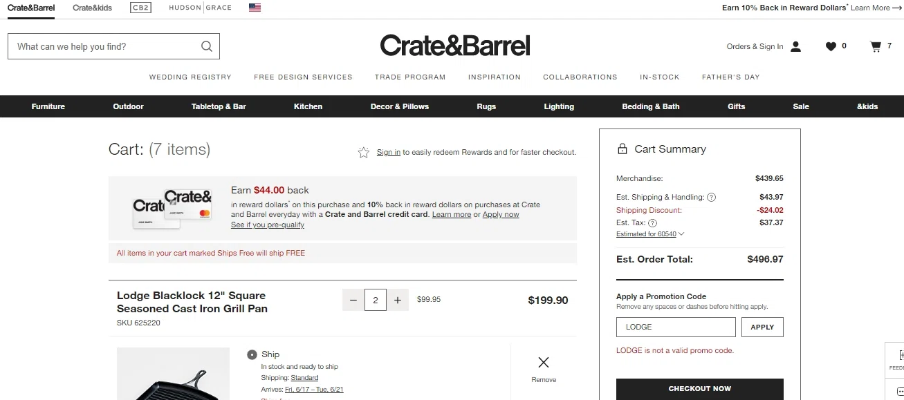 20 Off Crate & Barrel Promo Codes Jul 2022 SimplyCodes