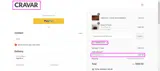 Cravar coupon verification screenshot
