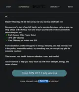EARLY30 coupon verification screenshot