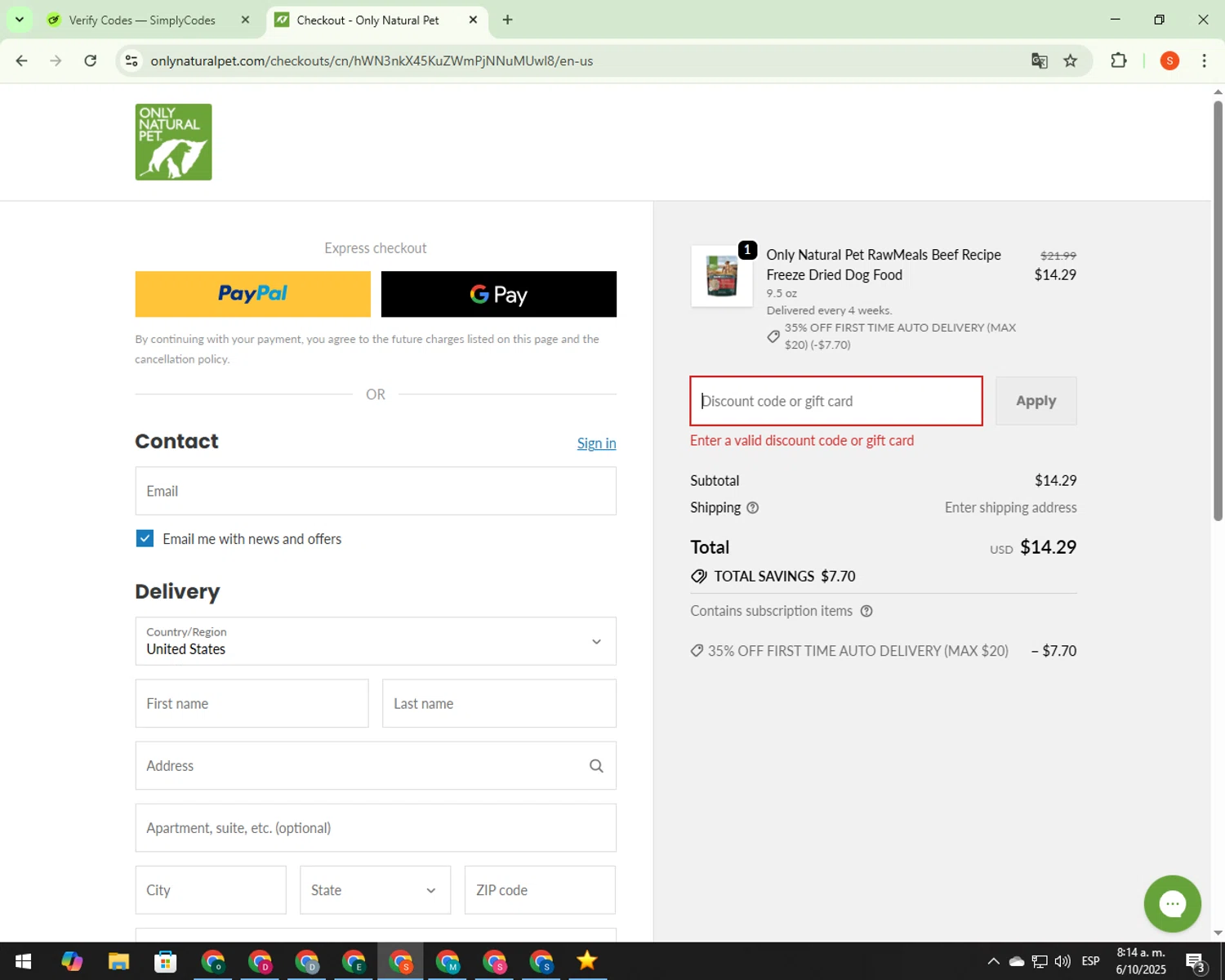 Create Studio discount code screenshot showing code CRETE_15 applied at Create Studio checkout page. Uploaded by SimplyCodes community member CodeVoyager5621 on Oct 6, 2025