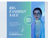 fashion123 coupon verification screenshot
