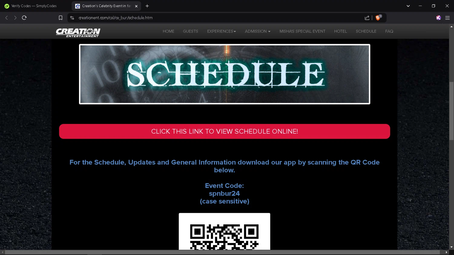 Creation Entertainment checkout page showing Creation Entertainment coupon code box | Screenshot taken by SimplyCodes community member on Nov 12, 2024
